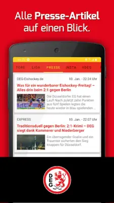 DEG News - Fan App android App screenshot 2